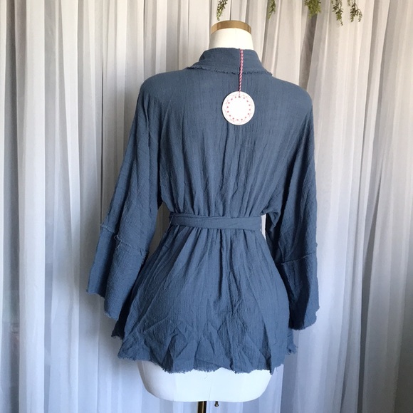 Umgee Textured Kimono Robe - Picture 5 of 8